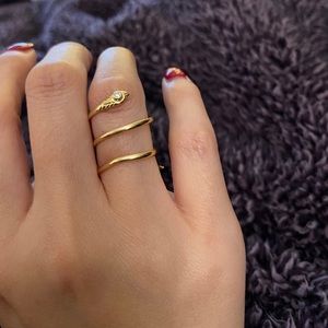 Snake Diamond Yellow Gold 750 Ring